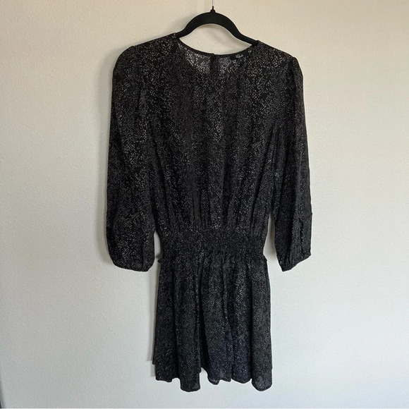 NWOT Rails Inez Dress Slate Python Print Casual Women’s Small - Picture 3 of 15